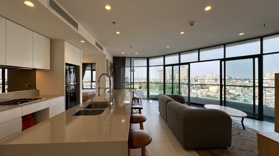 Binh Thanh City garden 2 bedrooms for rent fully furnished