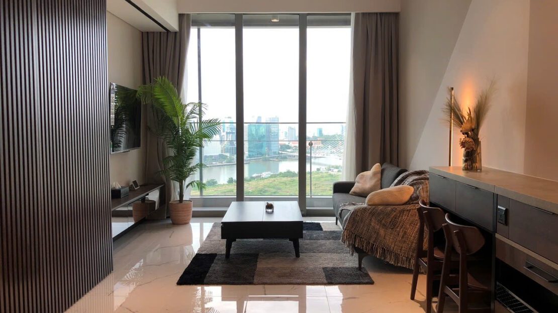 empire city 1 bedroom for rent river view