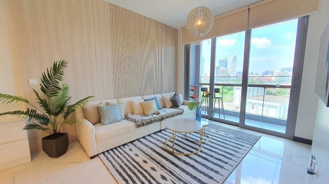 Empire City 2 bedroom for rent in Thu Thiem - open view