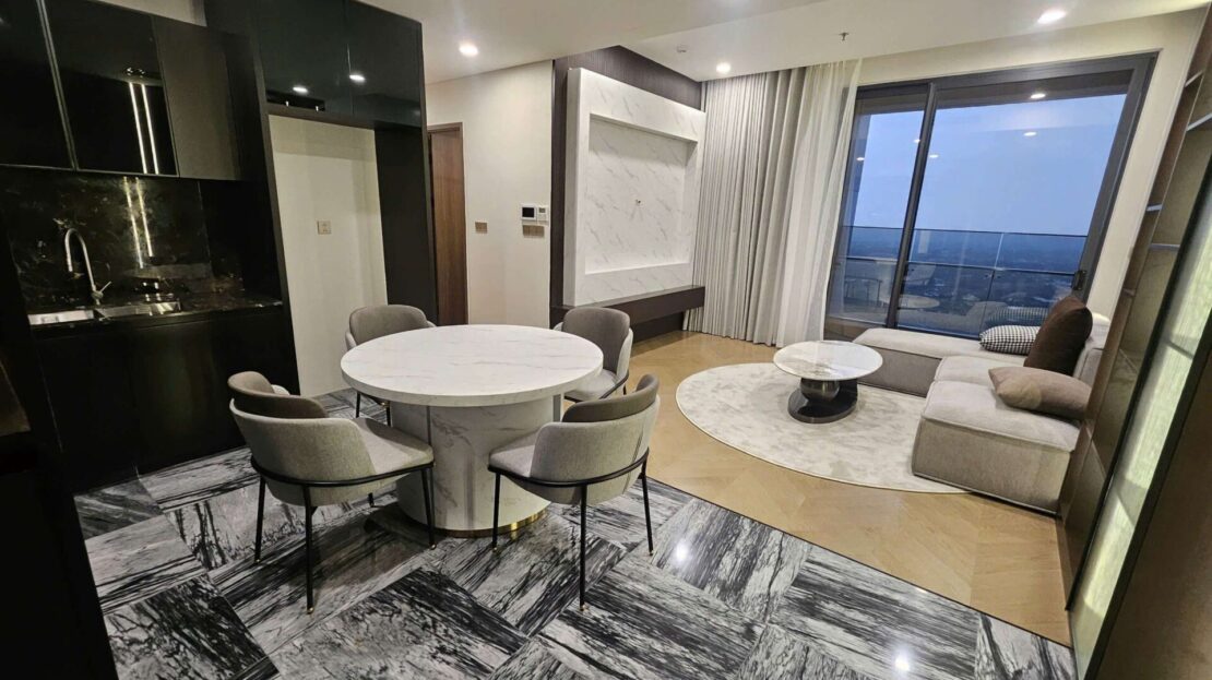 Lumiere Riverside 3BR for rent on high floor, river view