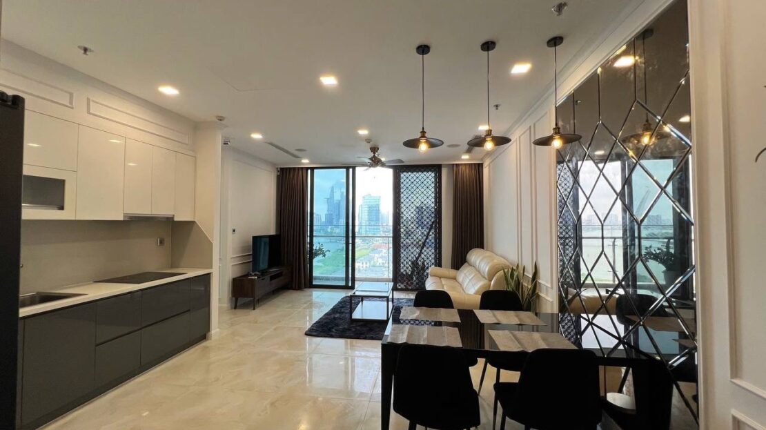 river view 2 bedroom apartment for rent in Vinhomes Golden River
