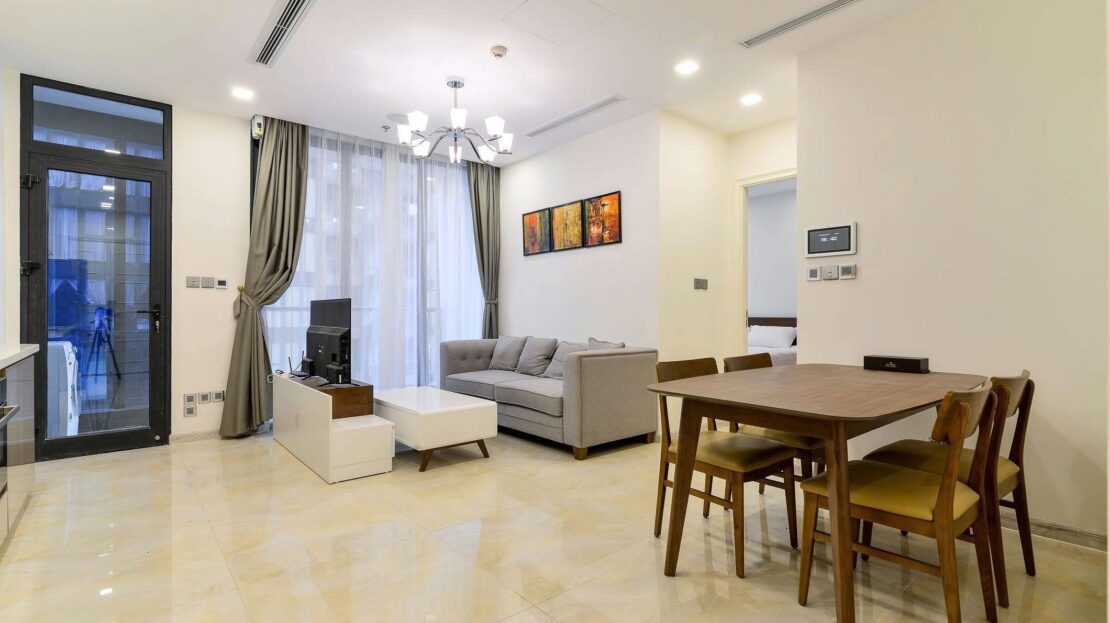 Vinhomes Ba Son 1 bedroom apartment for rent – Modern style & good price