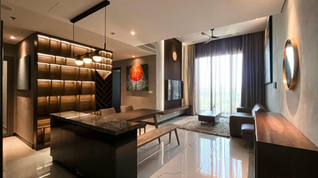 furnished 2 bedroom apartment Empire City Thu Thiem for rent