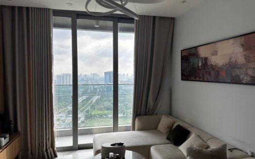 Modern 2BR apartment in Empire City for rent – Stylish decor & stunning city view