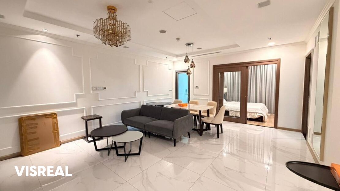 2 Bedroom for rent Landmark 81 with Elegant Living Space