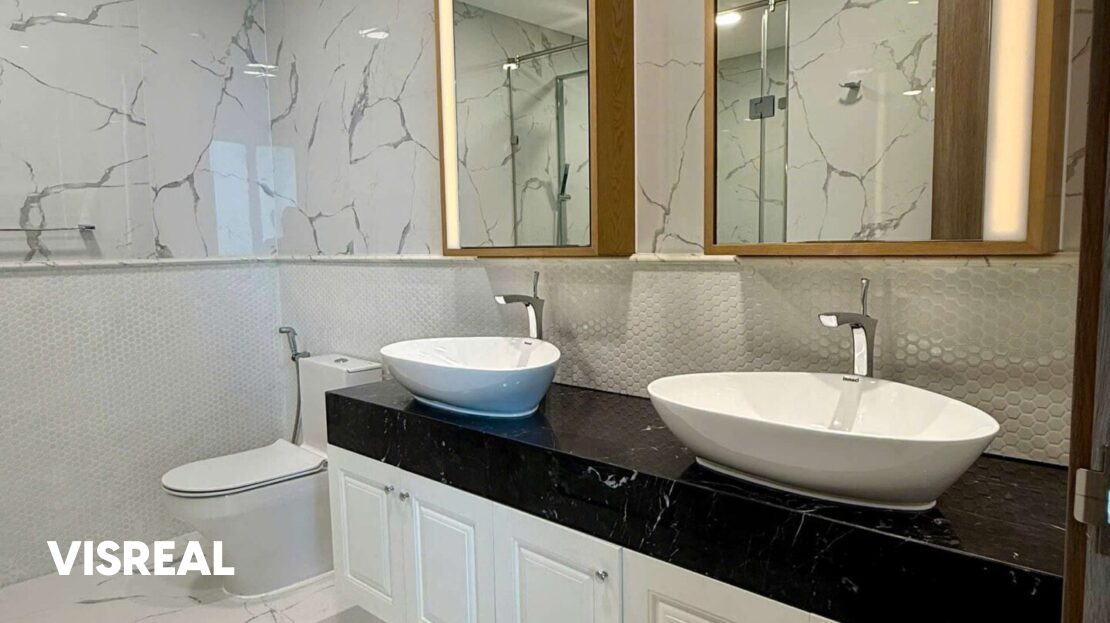 3BR apartment for rent Silver House Sunwah Pearl with city view