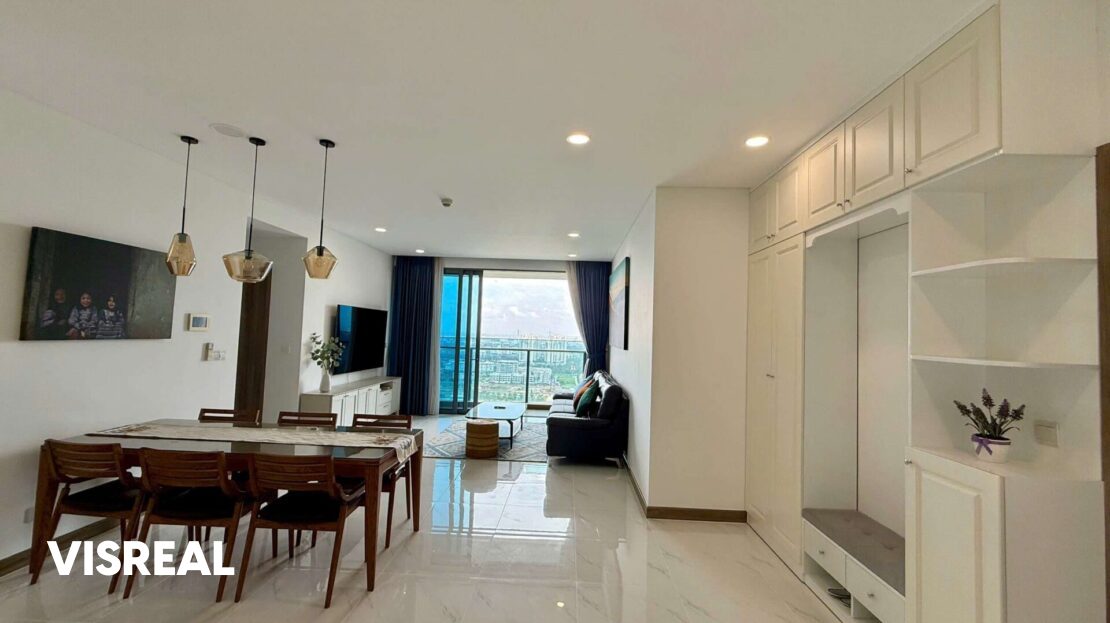 3BR apartment for rent Silver House Sunwah Pearl with city view