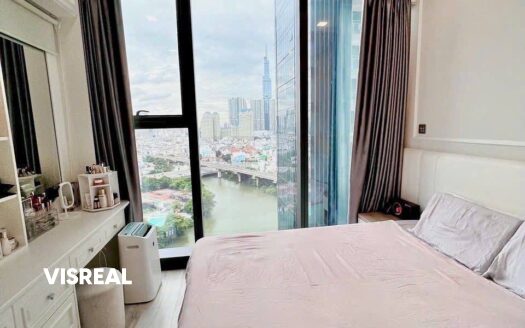 Aqua 2 Vinhomes Golden River 2BR for rent with river view