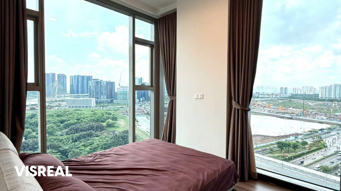 Duplex 4 bedroom for rent Empire City above the Saigon River