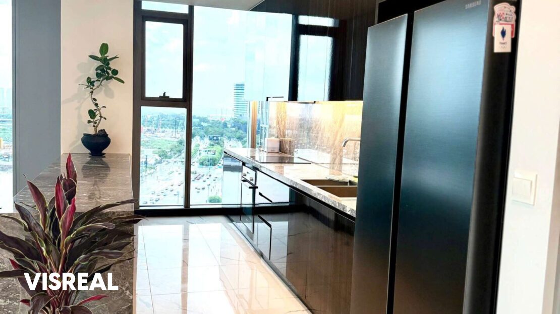 Duplex 4 bedroom for rent Empire City above the Saigon River
