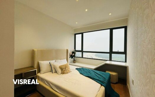 Masteri 3BR apartment rental with river view and minimalist style