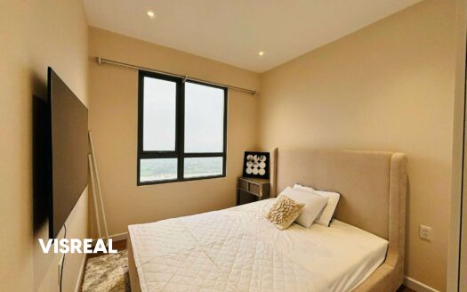 Masteri 3BR apartment rental with river view and minimalist style