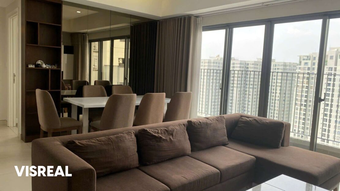 Masteri Thao Dien 3BR apartment for rent in T5 Tower & Open view