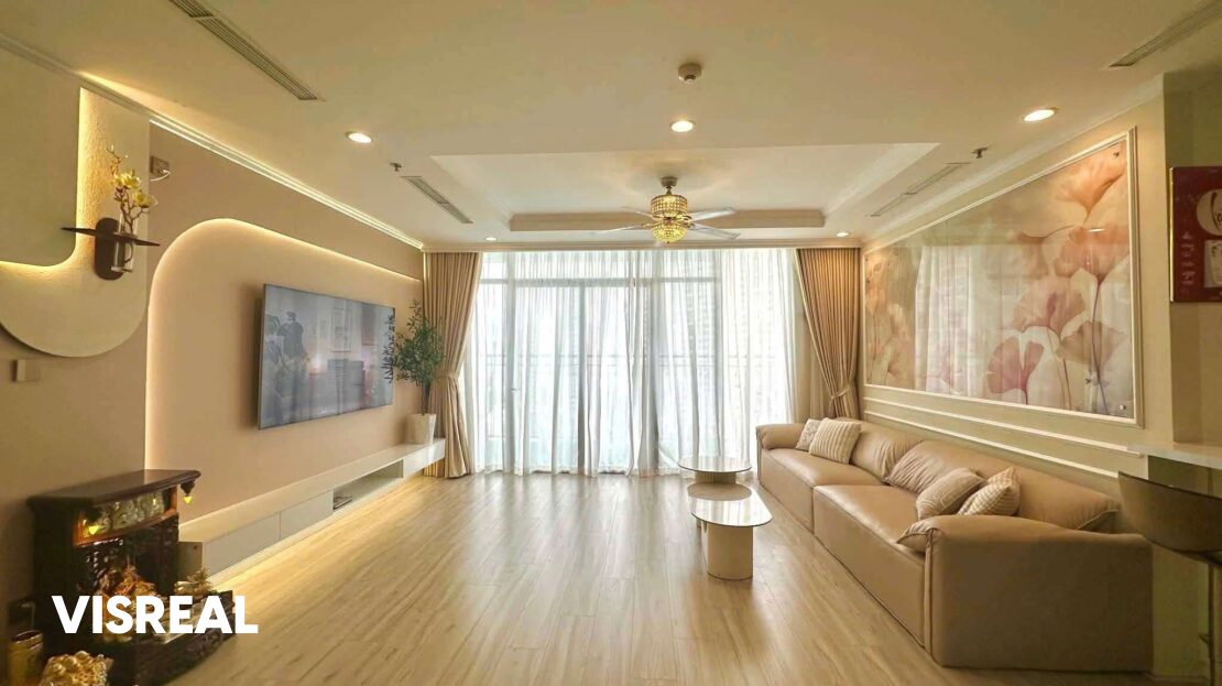 Modern 3 bedrooms for rent Vinhomes Central Park | 126m²