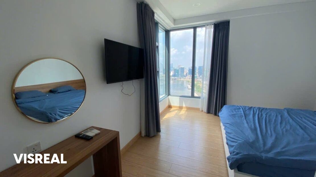Spacious river view 2 bedroom apt in Sunwah Pearl for rent