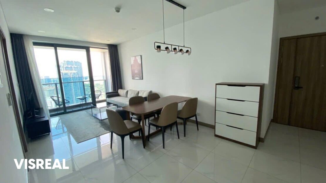 Spacious river view 2 bedroom apt in Sunwah Pearl for rent
