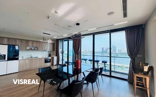121m2 at river view 3BR apartment for rent Vinhomes Ba Son