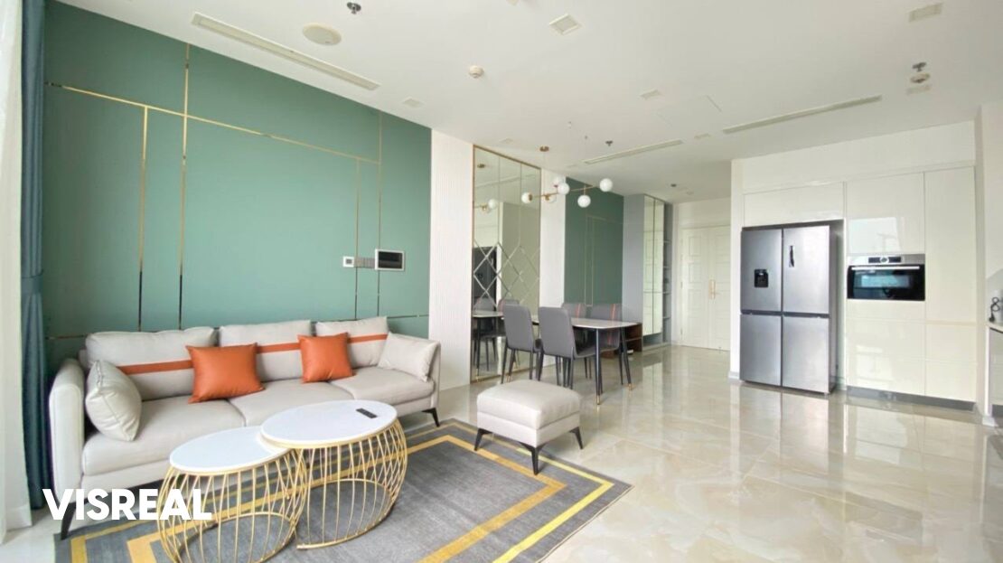 Vinhomes Ba Son 2BR Condo for Rent with a fully furnished