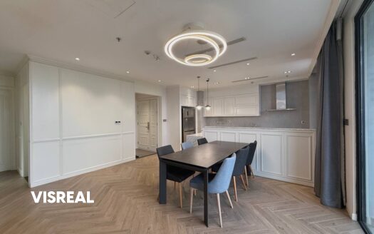 Curved view in Vinhomes Ba Son 3 bedroom for rent District 1