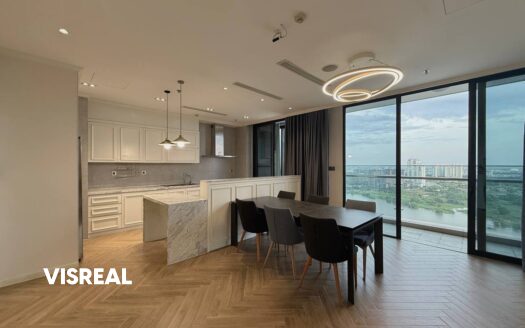 Curved view in Vinhomes Ba Son 3 bedroom for rent District 1
