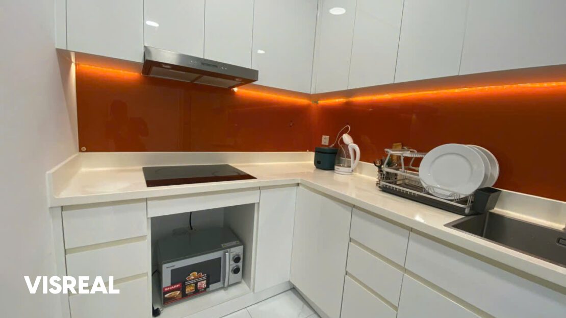 White House Sunwah Pearl 1BR for rent with modern interiors