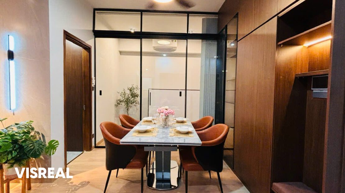 2 bedroom apartment for rent in Vista An Phu smart 2BR+1 layout