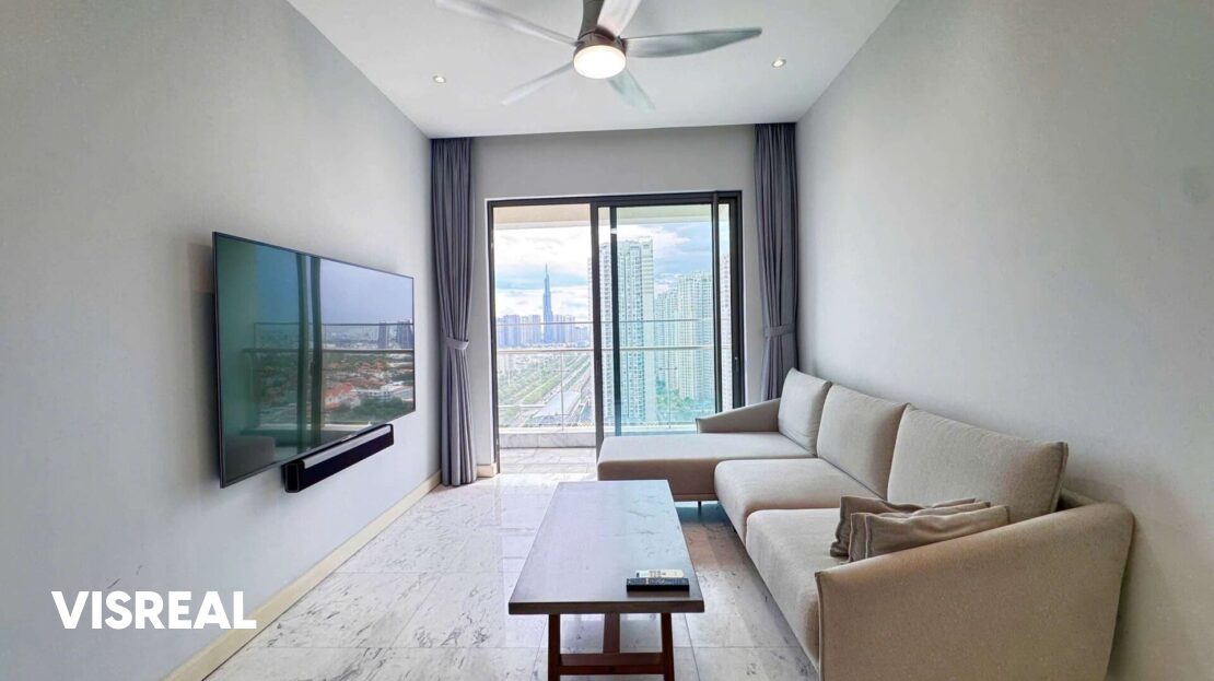 Bright 2 bedroom apartment rental in Gateway Thao Dien