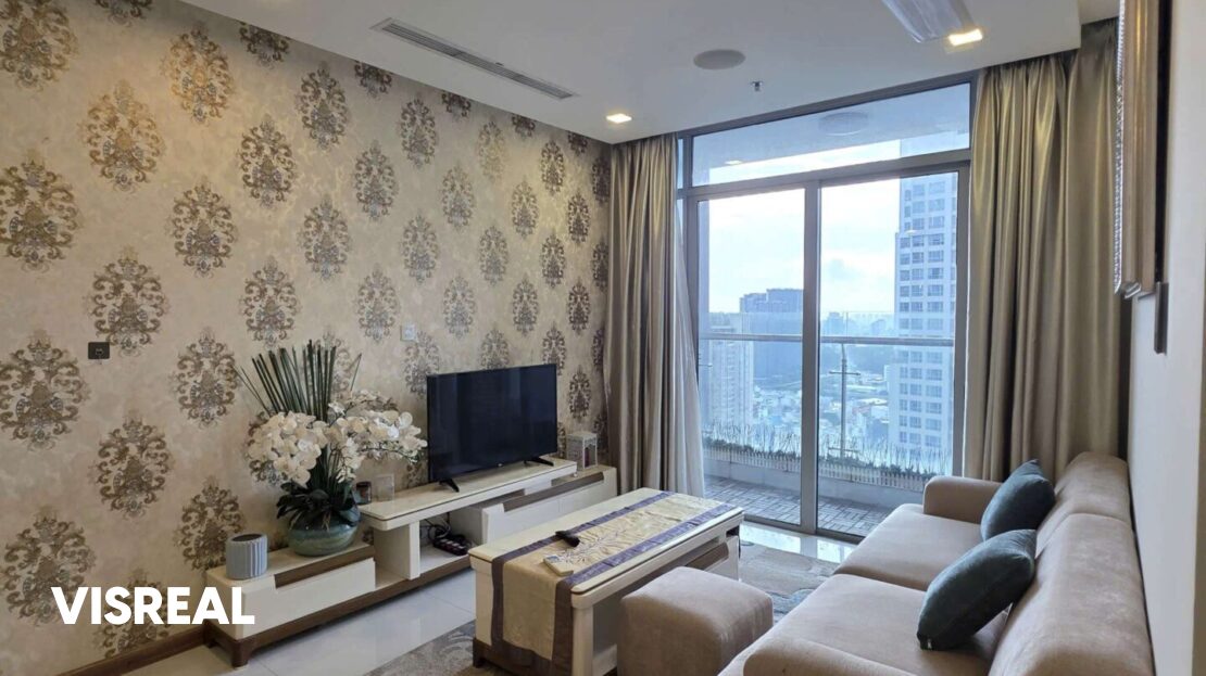 72m² high floor 2BR apartment for rent Vinhomes Central Park