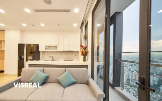 Modern 2BR apt for rent Vinhomes Ba Son Landmark 81 view