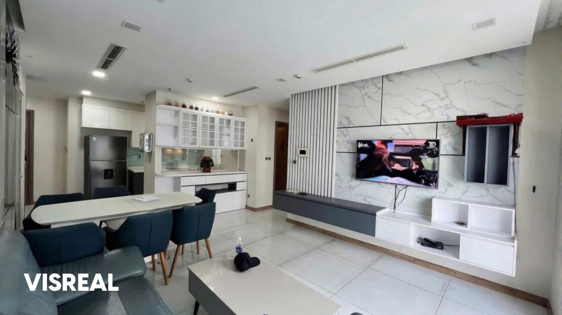 Modern 3 bedroom rental Vinhomes Central Park spacious 112m2