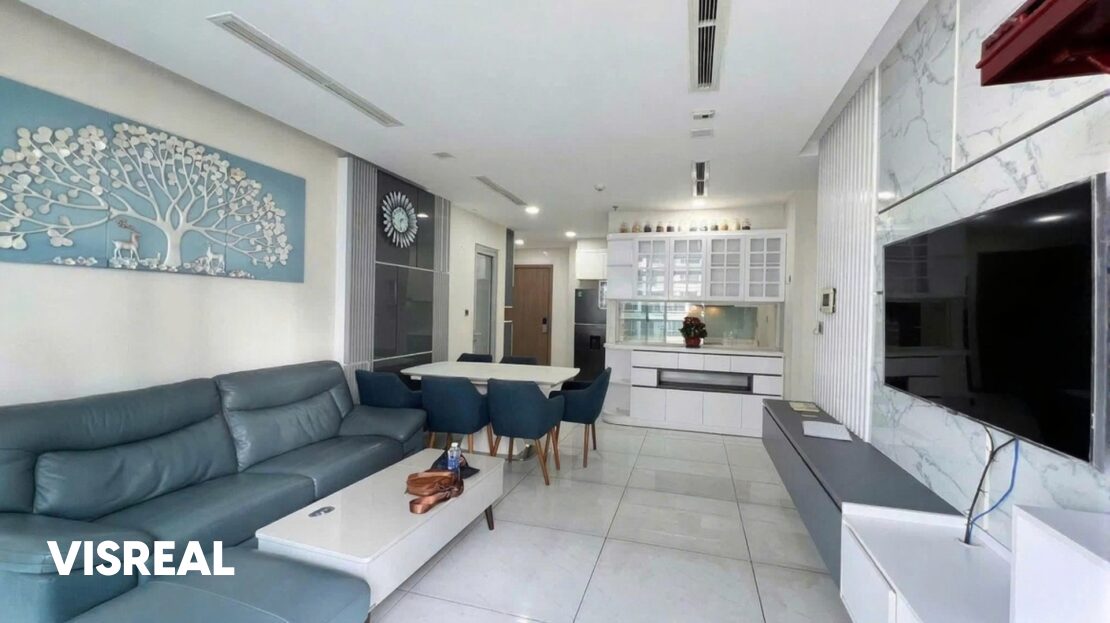 Modern 3 bedroom rental Vinhomes Central Park spacious 112m2
