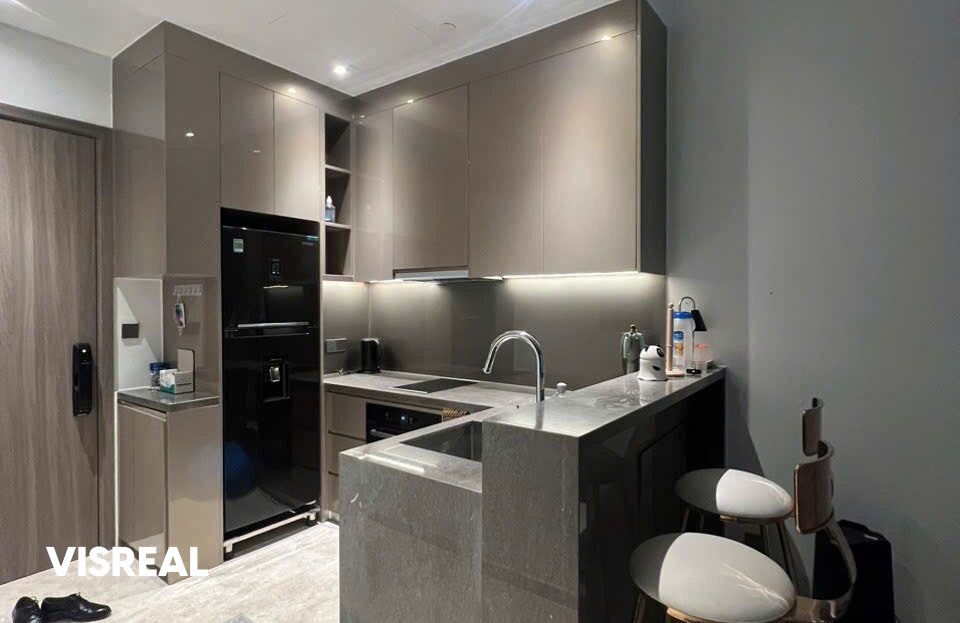 open kitchen at 1 bedroom for rent in The Marq District 1