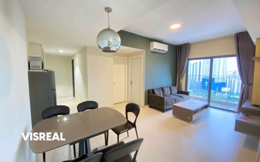 2 bedroom apartment in T5 Masteri Thao Dien - 70m² high floor with a warm