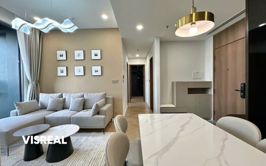 Lumiere Riverside 2BR apartment for rent in East Tower on high floor with fully furnished