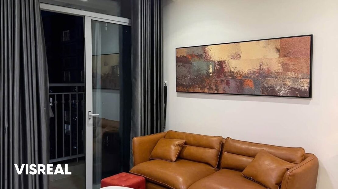 Modern 1 bedroom rental Vinhomes Central Park – High-floor city view