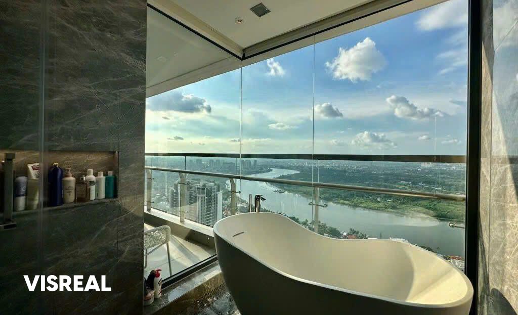 Pethouse for rent at Aspe Gateway Thao Dien 600m2 river view with private pool