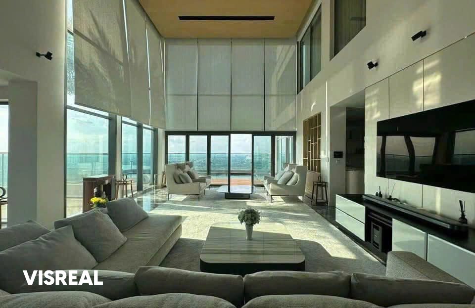 Pethouse for rent at Aspe Gateway Thao Dien 600m2 river view with private pool