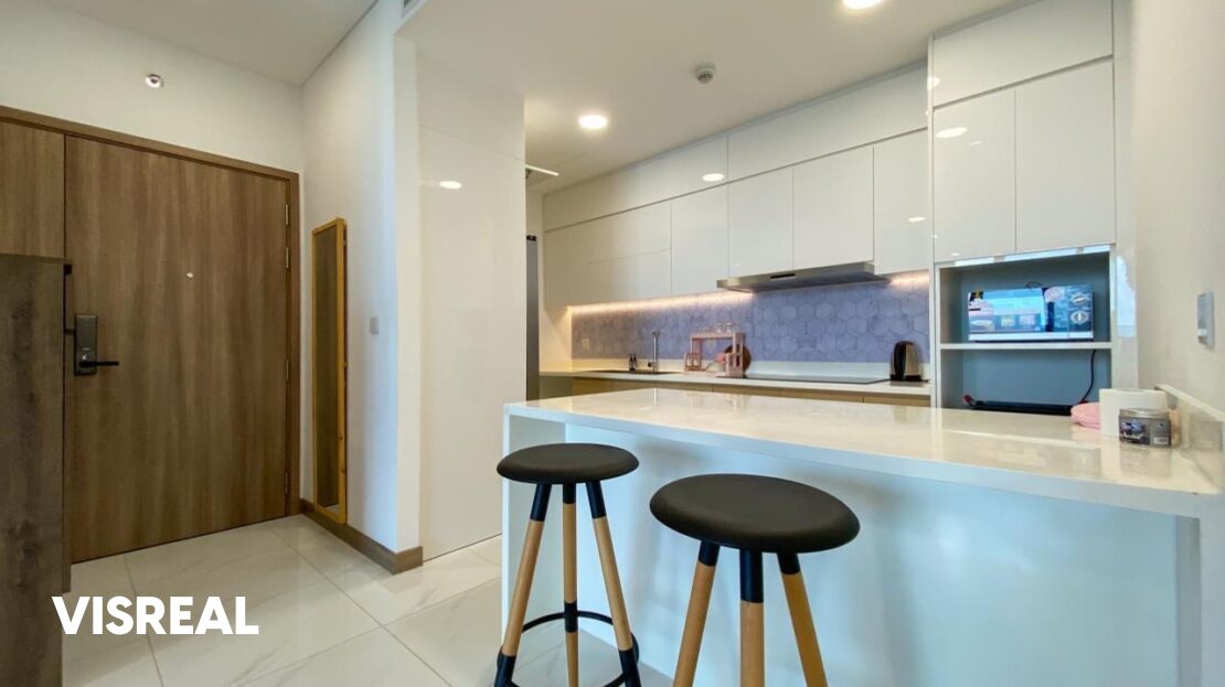 Riverside 2 bedroom for rent in Sunwah Pearl – 98m² with panoramic Saigon River view