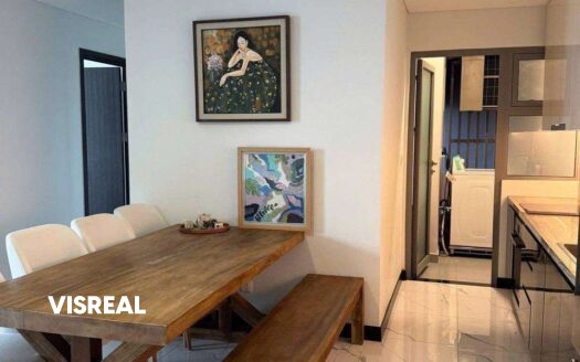 Semi furniture 2BR rental at Empire City with 93m² open living space