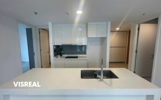 Unfurnished 2 bedroom for rent Gateway Thao Dien – 90m² High-floor internal view