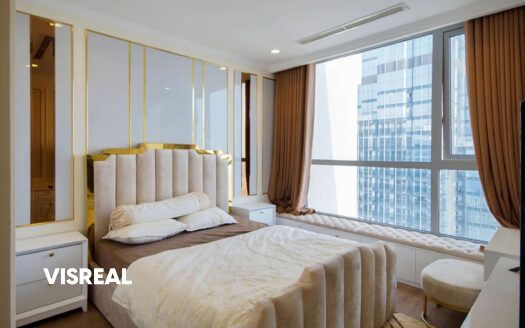 2 bedroom for rent Landmark 2 Vinhomes Central Park – luxury high-floor refined interiors
