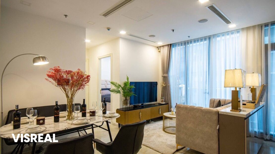 2 Bedrooms for Rent in Aqua 2 Vinhomes Golden River – 69m² High-Floor