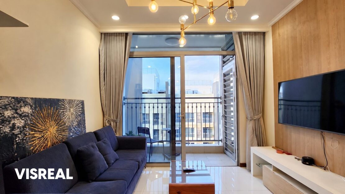 High floor 2BR Apartment for Rent in Landmark 4 Vinhomes Central Park – Full Furniture
