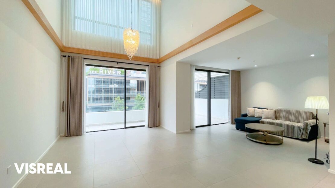 Duplex 2 bedroom for rent in Zeit river Thu thiem – Corner duplex private garden