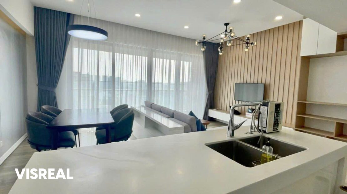 Good Price 2 Bedroom Rental in Gateway Thao Dien - Spacious open living