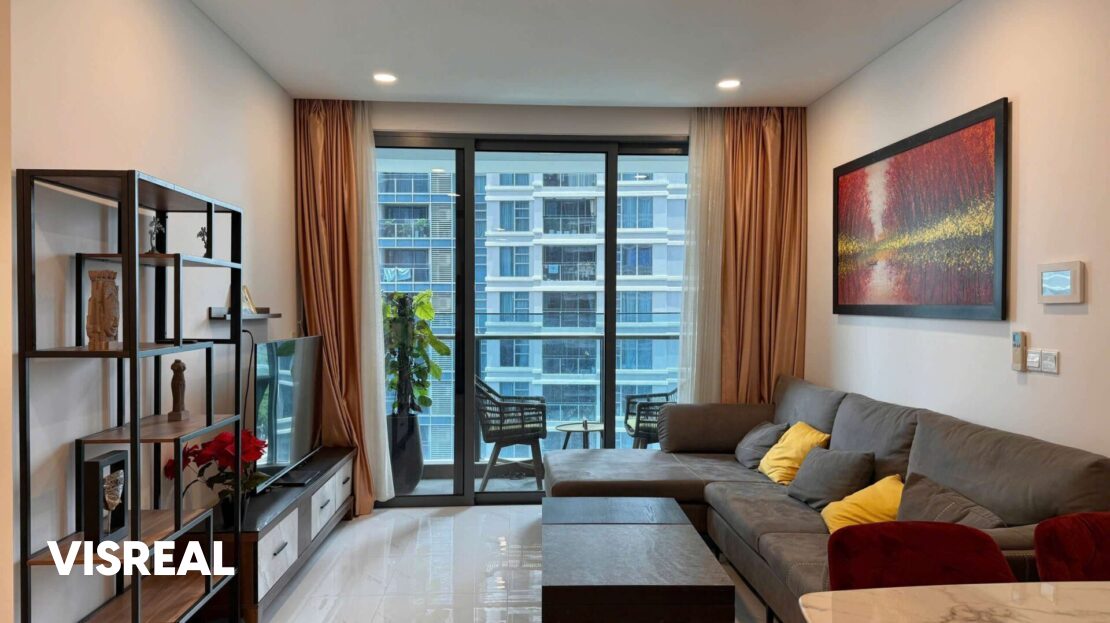 Large 2 bedroom apartment for rent in Sunwah Pearl – 106m² River view & pool