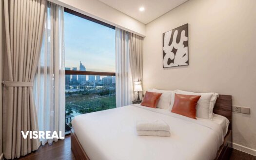 Luxury 3BR for rent in Galleria Metropole Thu Thiem – Warm interiors, open views