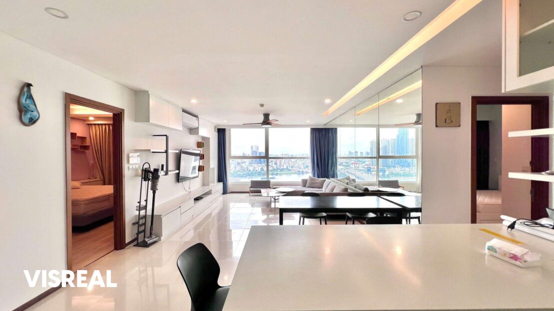River View 3 Bedroom for Rent in Thao Dien Pearl – Spacious 132m²