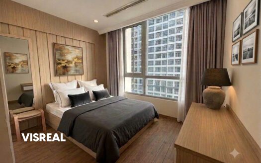 Spacious 4BR apartment for rent Vinhomes Central Park – 150m² with river and park view