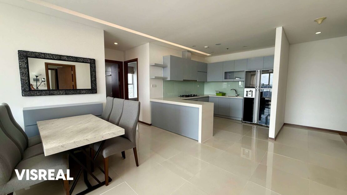 Thao Dien Pearl 3 Bedroom Apt for Rent – Spacious 132m² layout